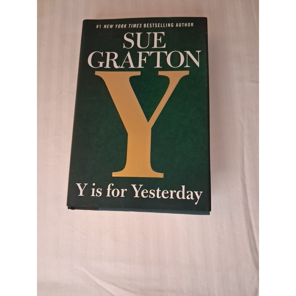 Sue Grafton Y is for Yesterday Hardcover Fiction Novel with Dust Jacket